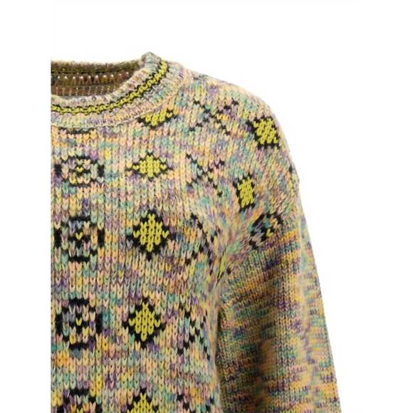 NEW RE/DONE 50s crewneck sweater in xo rainbow - Picture 3 of 3